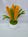 Twisted sticks, colorful balls, wheat ears, finished sunflowers, tulips, simulated flower books, study desk decorations, Teachers' Day decorative small potted plants Specification image